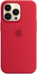 (Red) Liquid silicone case for Apple