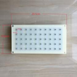 ABS 20.5X10.8cm Rectangular Shower