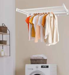 ABS Wall Mounted Retractable Clothes Drying