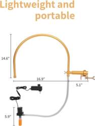 Adjustable Water Circulation Flushing Head Waterfall
