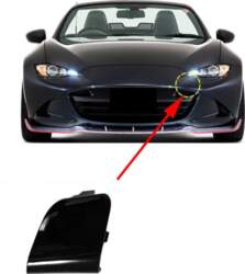 Auto Front Bumper Tow Hook Cap