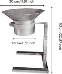Bagging Funnel with Stand Adjustable Height