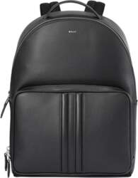 BALLY Leather Backpack Mens Black One