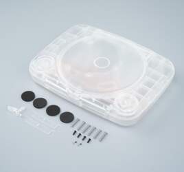Bitfunx Replacement Shell Transparent Game Console