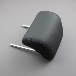 Black Rear Row Seat Headrest Adjustable
