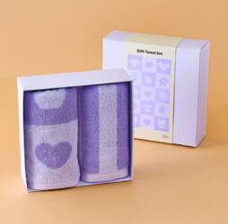 BT21 Basic Gift Towel Set white
