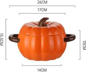 Ceramic Soup pot with lid Creative