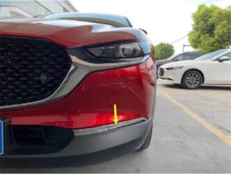 Chrome Front Fog Light Stripe Frame