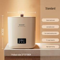 Compact Automatic Washing Machine for Underwear