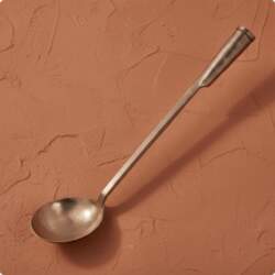 Copper Cooking Spoon Handmade Ladle Thickened