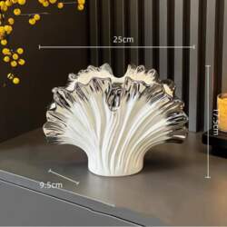 Creative Ceramic Vase Simulated Shell Vase