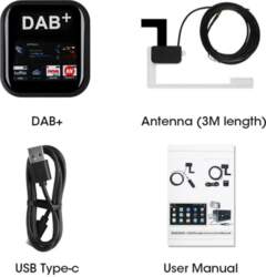 DAB+ antenas USB adapteris Eiropas Austrālijai