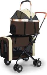 Detachable Double-layer Pet Stroller for Cat