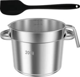Double Boiler Pot with Silicone Spatula