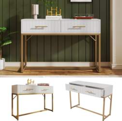 Dressing table with 2 drawers 75cm
