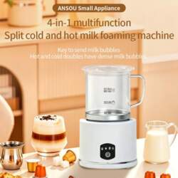 Electric Glass Milk Frother with Heating
