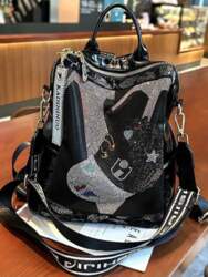 Fashiable and versatile backpack, new leather