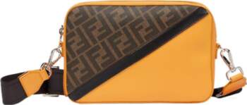 Fendi Monogrammas Logotips FF Raksts Drukāta