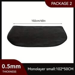 Fireplace Flame Retardant Fire Mat Rounded