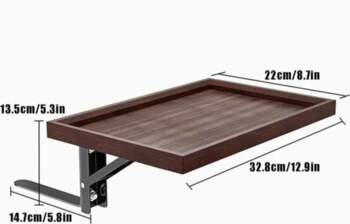 Foldable Bedside Shelf Bed Table Shelf