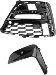 Front Bumper Fog Light Grille +Trim