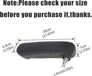 Front Left Inboard Seat Armrest Left