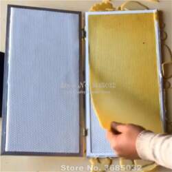 Hand Pressure Beeswax Foundation Sheet Making