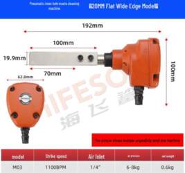 Handheld Pneumatic Waste Stripper for Round