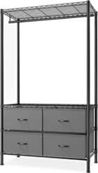 Heavy Duty Rolling Garment Rack Adjustable
