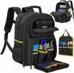 Heavy Duty Tool Backpack With Padded