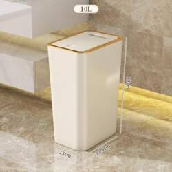 High-End Odor-Proof Plastic Trash Can with