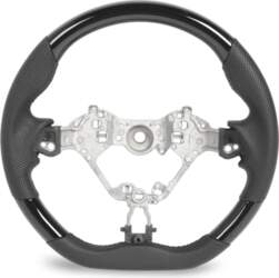 Hydro‑Dip Steering Wheel Perforated Leather Flat