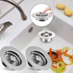 Kitchen Sink  Strainer , 304 Stainless Steel