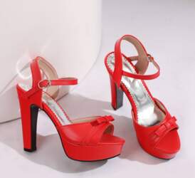 Krazing Pot Polyurethane Super High Heels