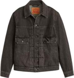 Levis Solid Color Single-Breasted Pocket Long