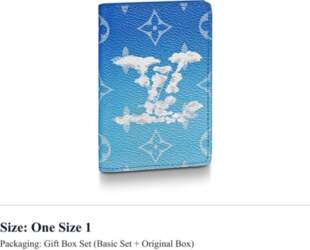LOUIS VUITTON Pocket Organizer Clouds Monogram