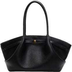 Luxury Lychee Pattern PU Leather Shoulder