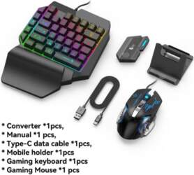 Mobile Game Converter Keyboard Mouse Set