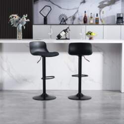 Modern Adjustable Swivel Bar Stools Set