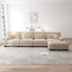 Modular Corner Sofa, L-Shaped Couch Set