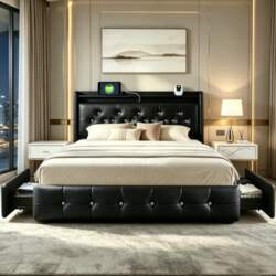 Multi Functional Storage Bed With UnderBed