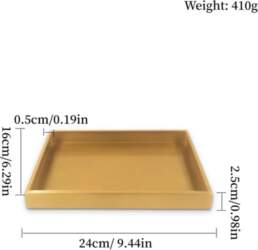 Multiple Sizes Polishing Brushed Texture Square
