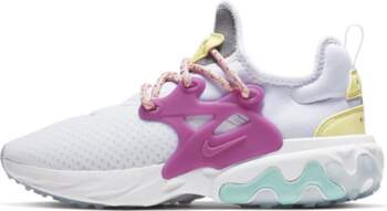 Nike React Presto Balts Hyper Violetisks