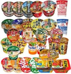 Popular cup noodles 12 types assorted