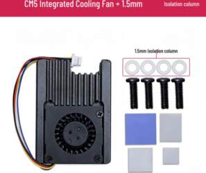 Raspberry Pi CM5 dzesēšanas ventilators ar