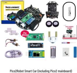 Raspberry Pi Pico2 Viedā automašīnas komplekts: