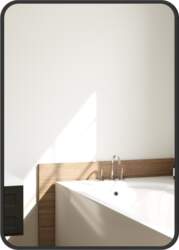Rectangular Bathroom Mirror with Metal Frame