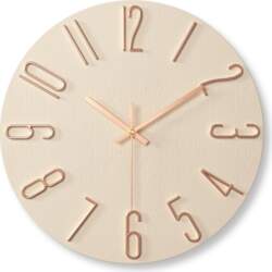 Silent Wall Clock with Continuous Second