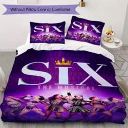 SIX the Musical Pattern Bedding uilt