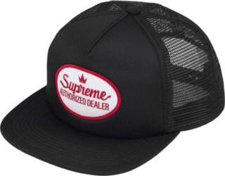 Supreme Authorized Mesh Back 5-Panel Black